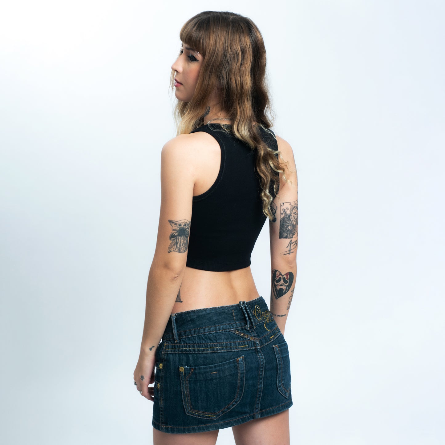 Top Cropped - Black