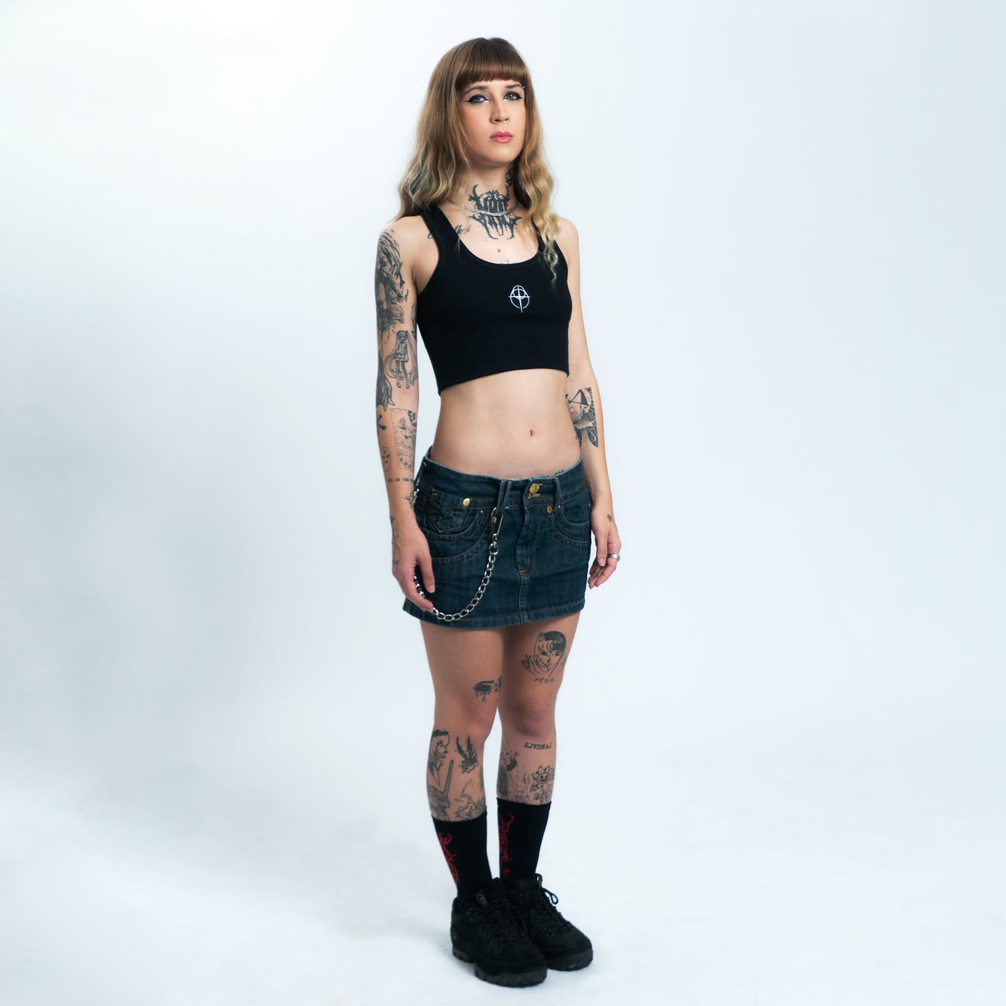 Top Cropped - Black