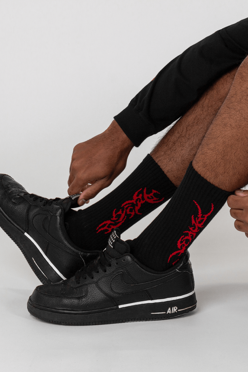 Tribal Socks - Preta